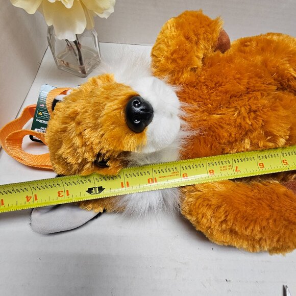 New Fox Critter Collection Plush Backpack Adjust Kid Child Boy Girl Lynco Gift🦊 - Picture 11 of 13